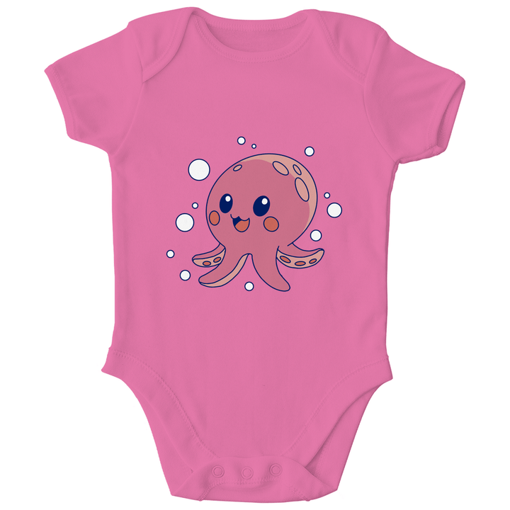 Glücklicher Oktopus - Bio Baby - Body - Textilzauber