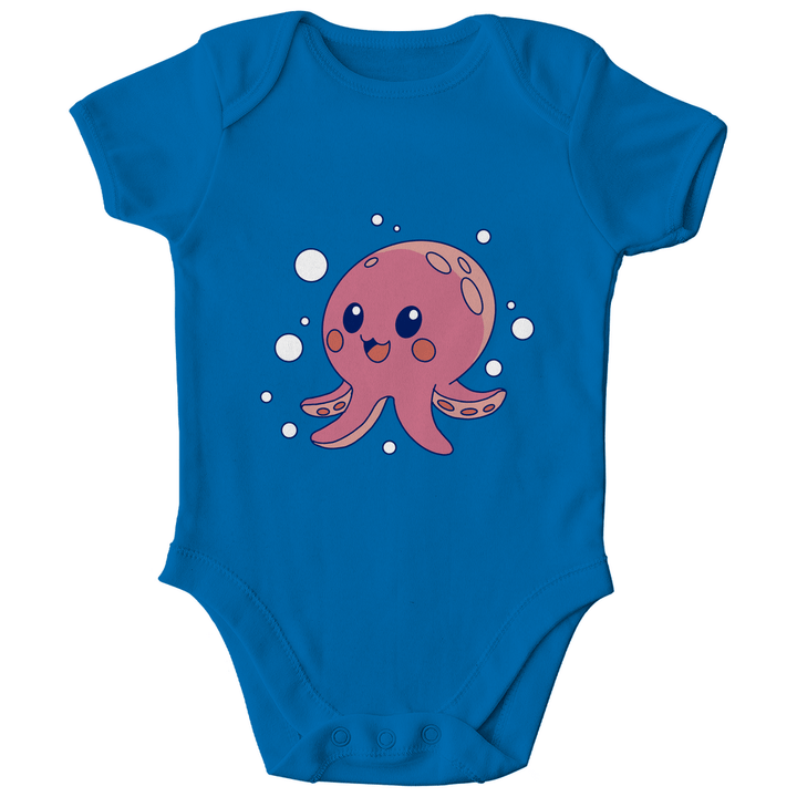 Glücklicher Oktopus - Bio Baby - Body - Textilzauber