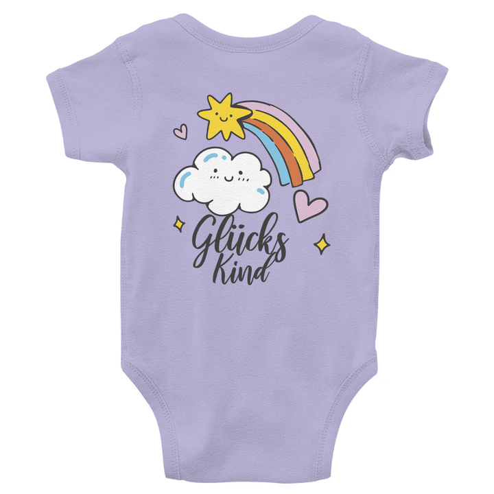 Glückskind - Bio Baby - Body mit Rückendruck - Textilzauber