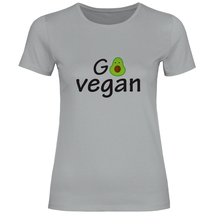 Go Vegan - Damen T - Shirt - Textilzauber