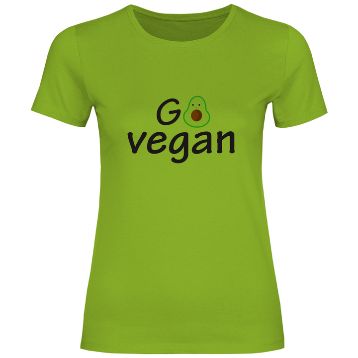 Go Vegan - Damen T - Shirt - Textilzauber