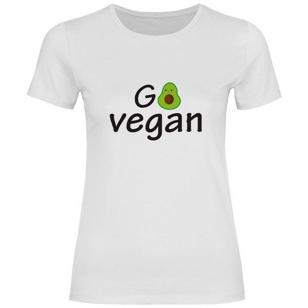 Go Vegan - Damen T - Shirt - Textilzauber