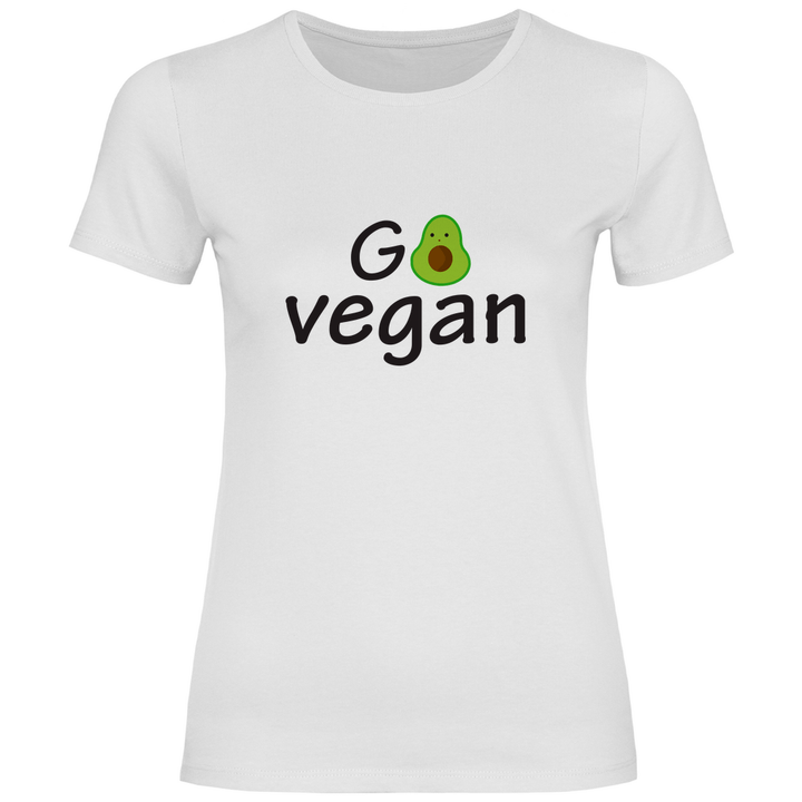Go Vegan - Damen T - Shirt - Textilzauber