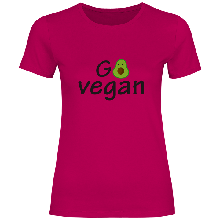 Go Vegan - Damen T - Shirt - Textilzauber