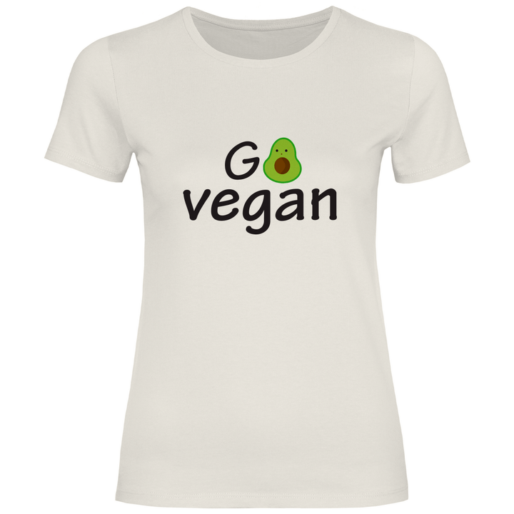 Go Vegan - Damen T - Shirt - Textilzauber