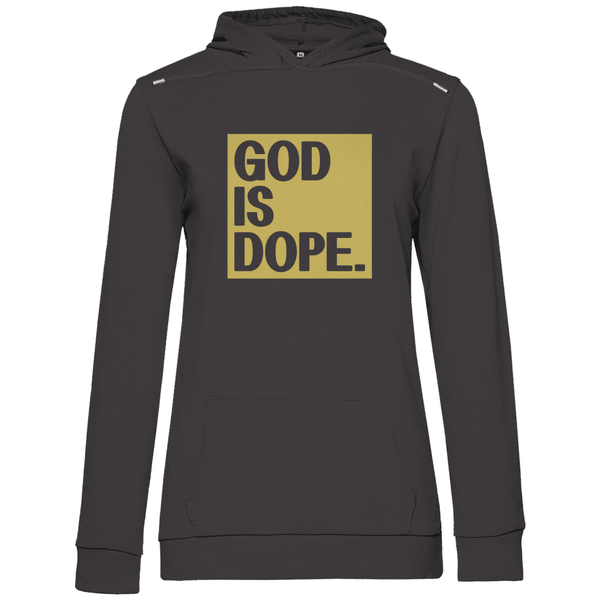 God is Dope - Damen Hoodie - Textilzauber