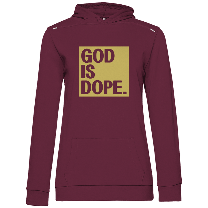 God is Dope - Damen Hoodie - Textilzauber