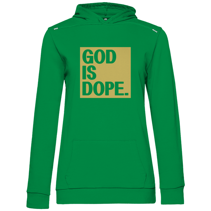 God is Dope - Damen Hoodie - Textilzauber
