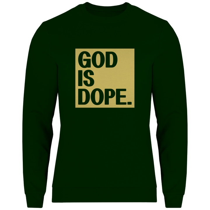 God is Dope - Herren Sweatshirt - Textilzauber