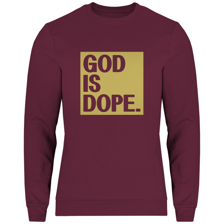 God is Dope - Herren Sweatshirt - Textilzauber