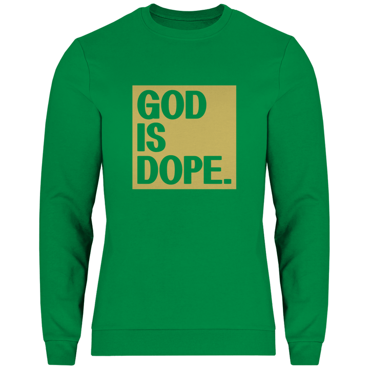 God is Dope - Herren Sweatshirt - Textilzauber