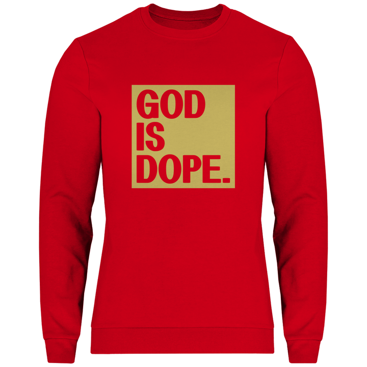 God is Dope - Herren Sweatshirt - Textilzauber