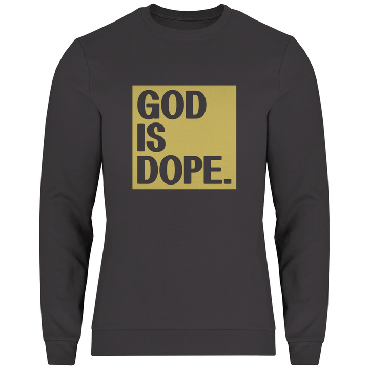 God is Dope - Herren Sweatshirt - Textilzauber