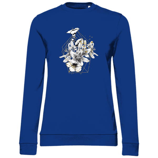 Goldene Lilie - Damen Sweatshirt - Textilzauber