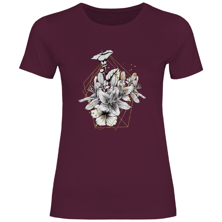 Goldene Lilie - Damen T - Shirt - Textilzauber