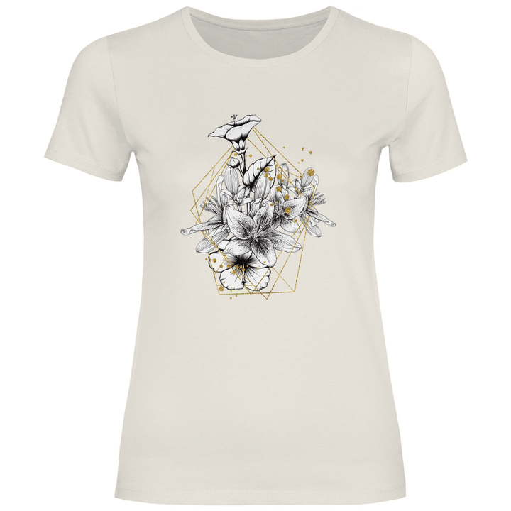 Goldene Lilie - Damen T - Shirt - Textilzauber