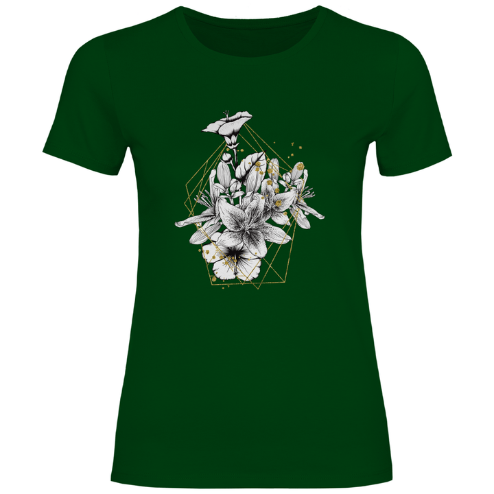Goldene Lilie - Damen T - Shirt - Textilzauber