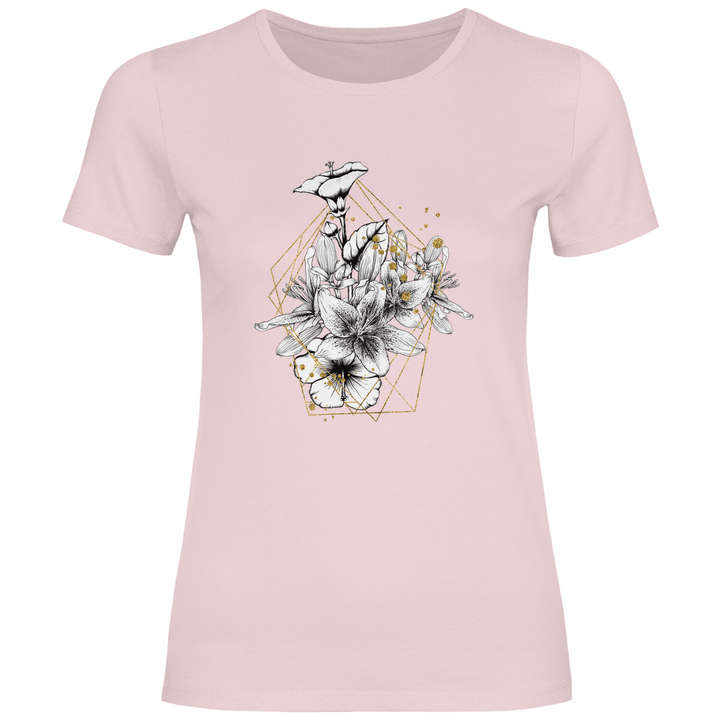 Goldene Lilie - Damen T - Shirt - Textilzauber