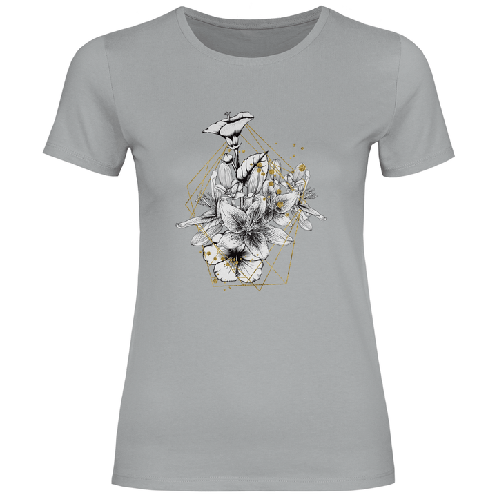Goldene Lilie - Damen T - Shirt - Textilzauber
