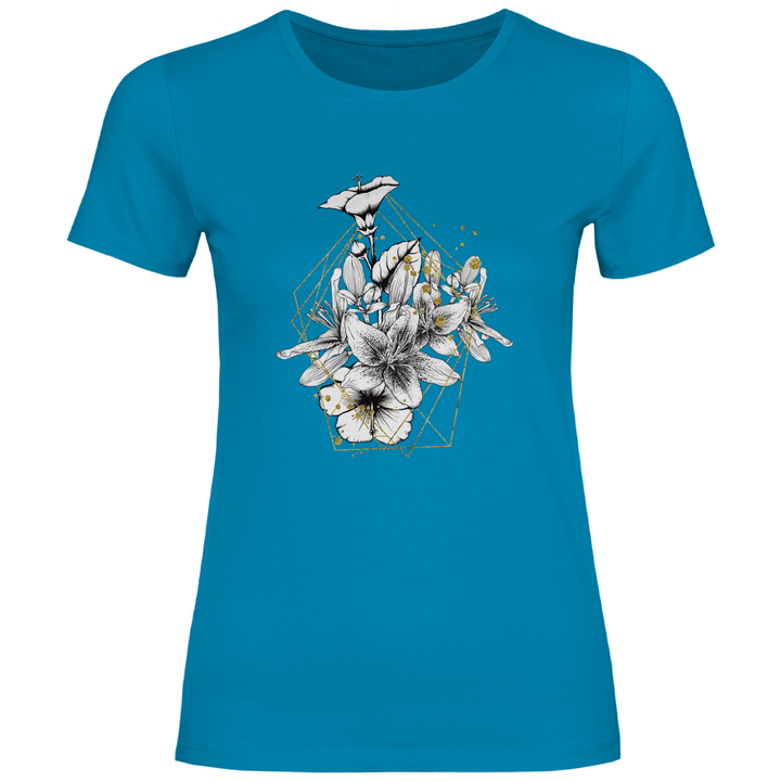Goldene Lilie - Damen T - Shirt - Textilzauber