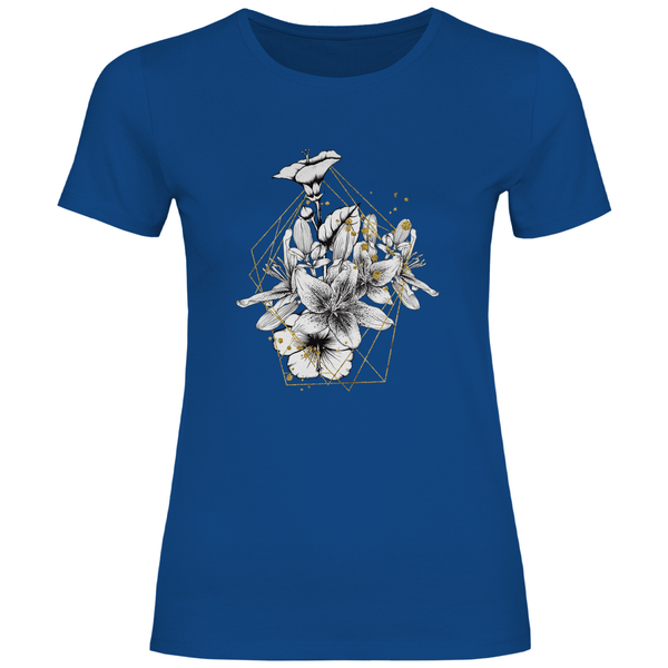 Goldene Lilie - Damen T - Shirt - Textilzauber