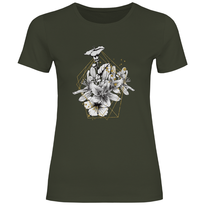 Goldene Lilie - Damen T - Shirt - Textilzauber