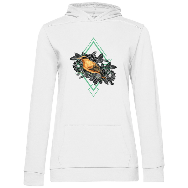 Goldener Vogel - Damen Hoodie - Textilzauber