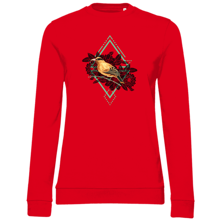 Goldener Vogel - Damen Sweatshirt - Textilzauber