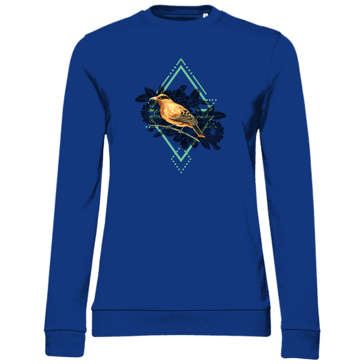 Goldener Vogel - Damen Sweatshirt - Textilzauber