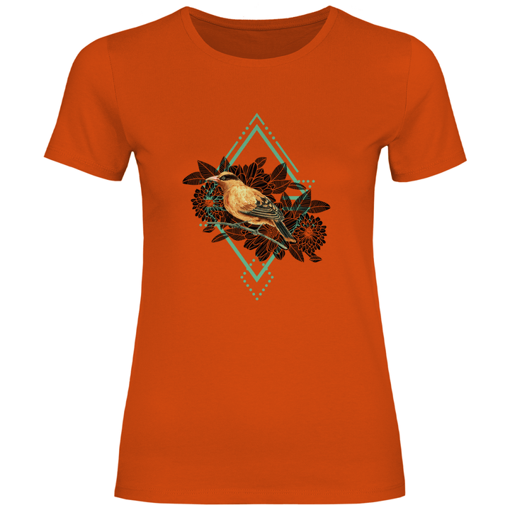 Goldener Vogel - Damen T - Shirt - Textilzauber