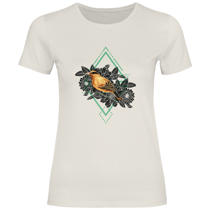 Goldener Vogel - Damen T - Shirt - Textilzauber