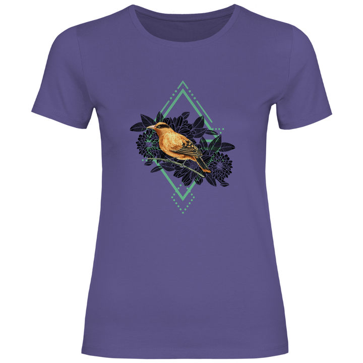 Goldener Vogel - Damen T - Shirt - Textilzauber
