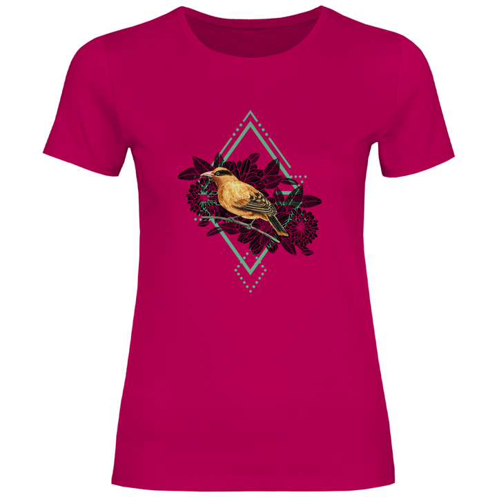 Goldener Vogel - Damen T - Shirt - Textilzauber
