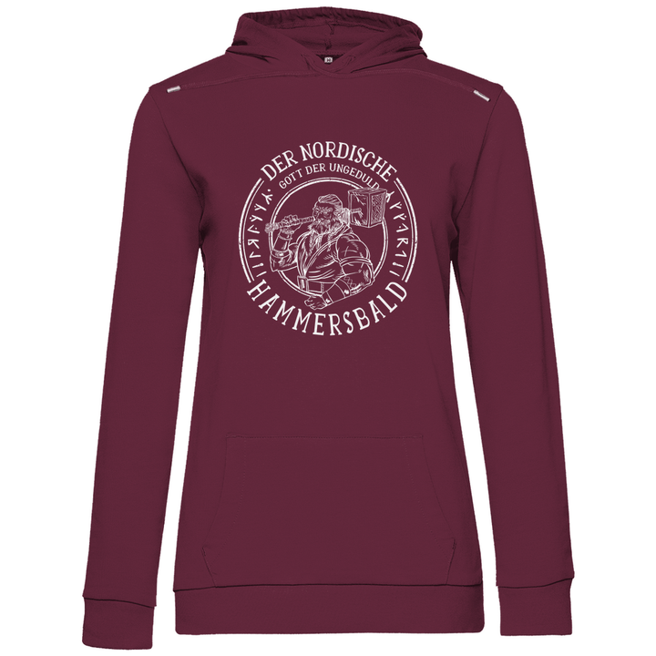 Gott der Ungeduld - Damen Hoodie - Textilzauber