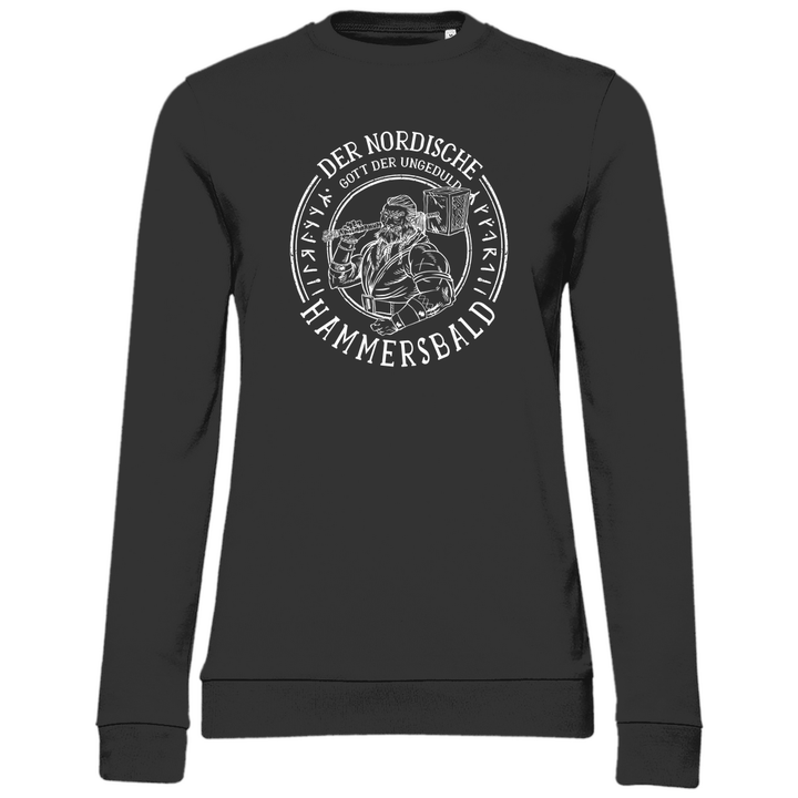Gott der Ungeduld - Damen Sweatshirt - Textilzauber