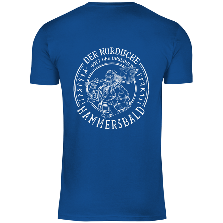 Gott der Ungeduld - Herren T - Shirt mit Rückendruck - Textilzauber