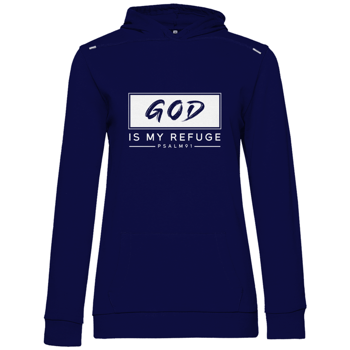 Gott ist meine Zuflucht - Damen Hoodie - Textilzauber