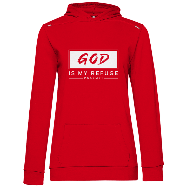 Gott ist meine Zuflucht - Damen Hoodie - Textilzauber