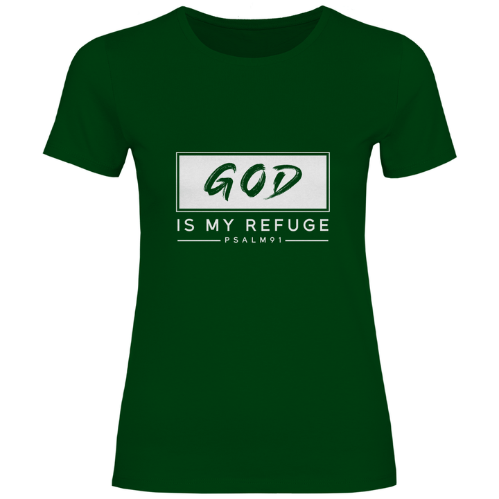 Gott ist meine Zuflucht - Damen T - Shirt - Textilzauber