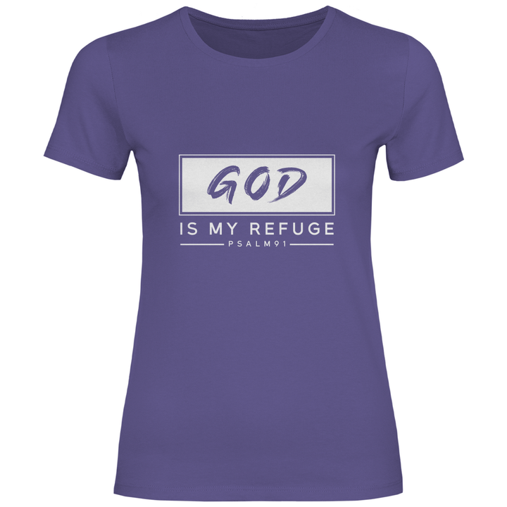 Gott ist meine Zuflucht - Damen T - Shirt - Textilzauber