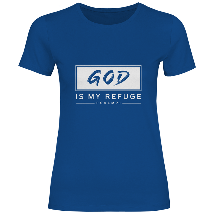 Gott ist meine Zuflucht - Damen T - Shirt - Textilzauber