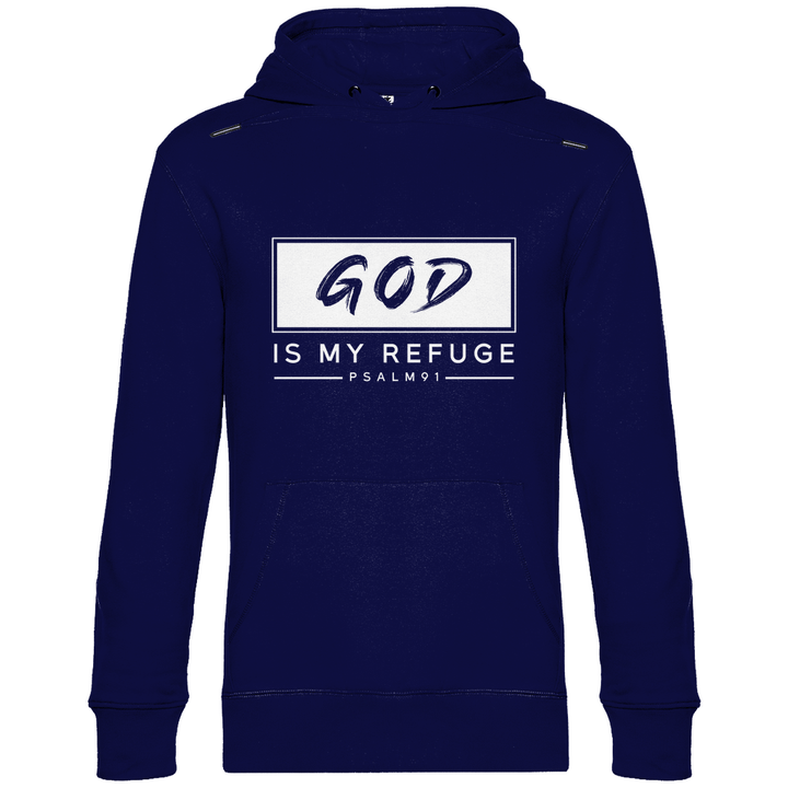 Gott ist meine Zuflucht - Herren Hoodie - Textilzauber