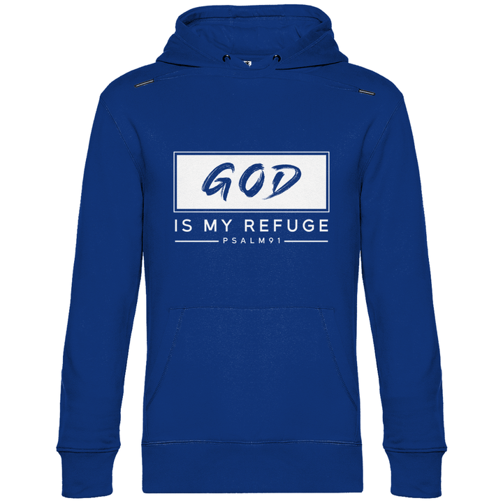 Gott ist meine Zuflucht - Herren Hoodie - Textilzauber