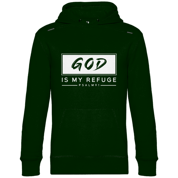 Gott ist meine Zuflucht - Herren Hoodie - Textilzauber