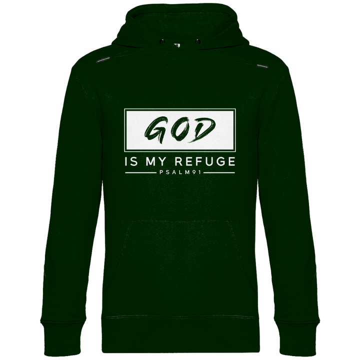 Gott ist meine Zuflucht - Herren Hoodie - Textilzauber
