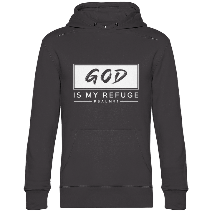Gott ist meine Zuflucht - Herren Hoodie - Textilzauber