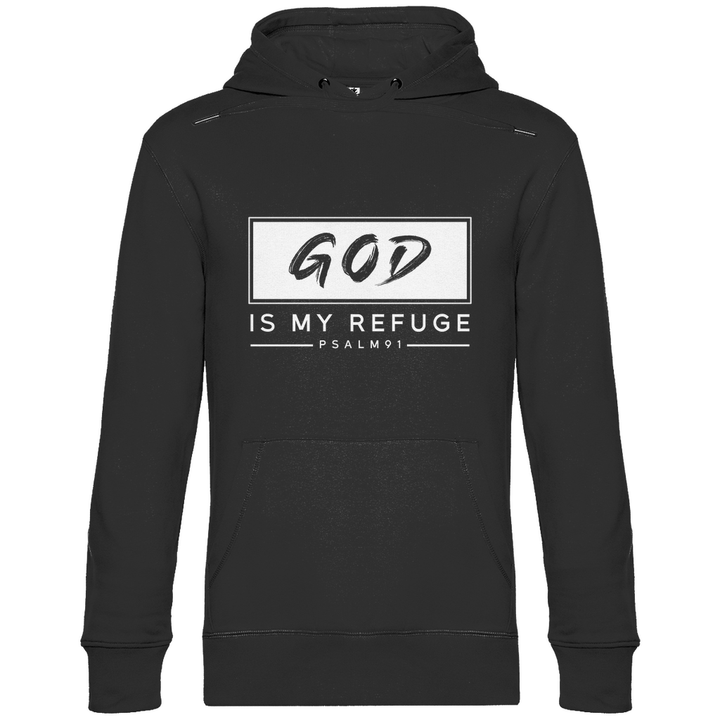 Gott ist meine Zuflucht - Herren Hoodie - Textilzauber