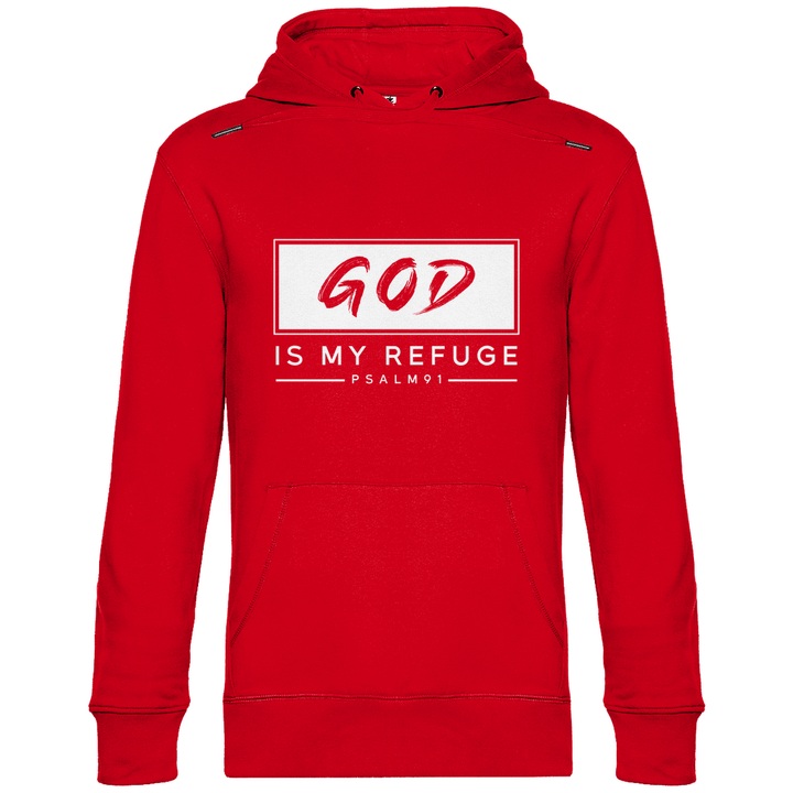 Gott ist meine Zuflucht - Herren Hoodie - Textilzauber