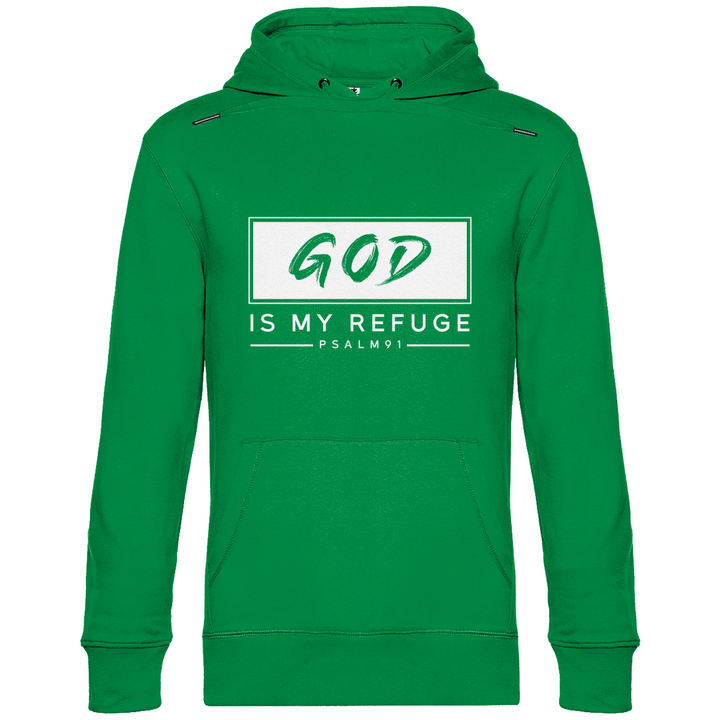 Gott ist meine Zuflucht - Herren Hoodie - Textilzauber