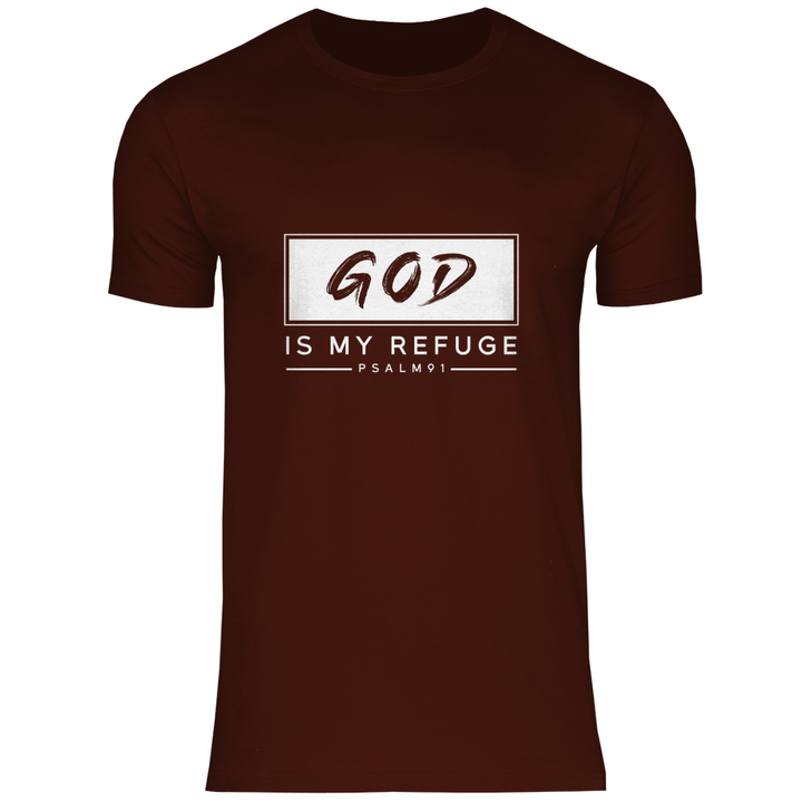 Gott ist meine Zuflucht - Herren T - Shirt - Textilzauber